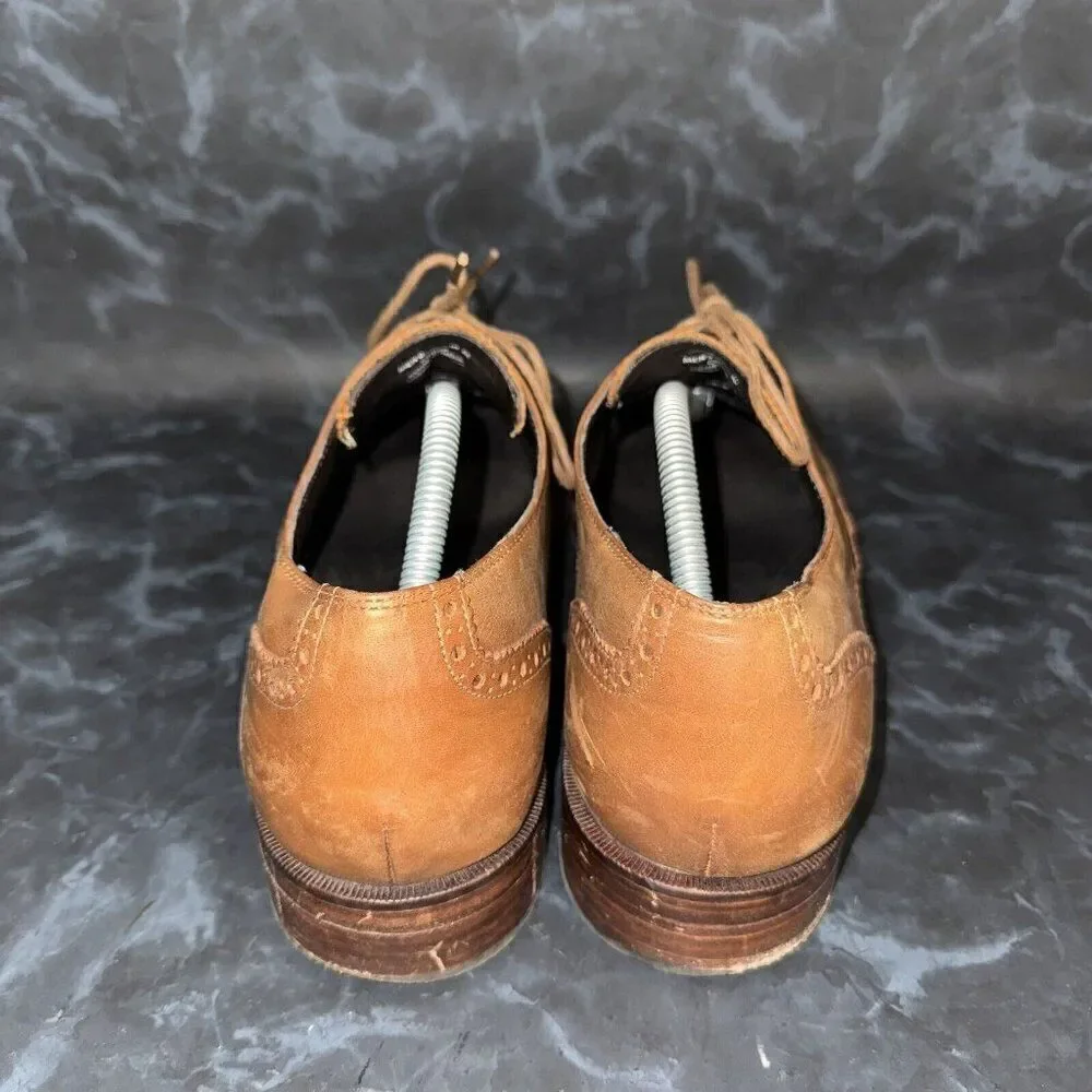 Cole Haan Benton Wingtip Brown Leather Oxfords Dress Shoes Mens Size 10M